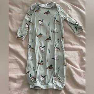 Angel Dear BAMBOO GOWN - DUCKS - 0/3M